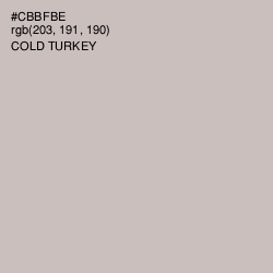 #CBBFBE - Cold Turkey Color Image