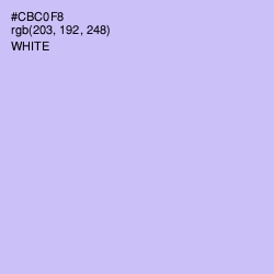 #CBC0F8 - Melrose Color Image