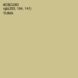 #CBC28D - Yuma Color Image