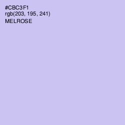 #CBC3F1 - Melrose Color Image