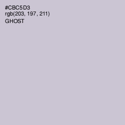 #CBC5D3 - Ghost Color Image