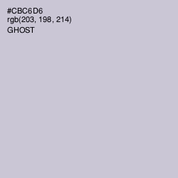 #CBC6D6 - Ghost Color Image