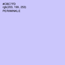#CBC7FD - Periwinkle Color Image