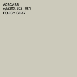 #CBCABB - Foggy Gray Color Image