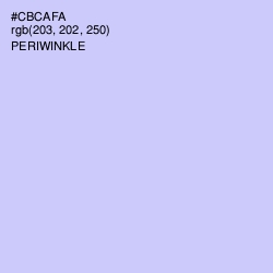 #CBCAFA - Periwinkle Color Image