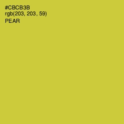 #CBCB3B - Pear Color Image