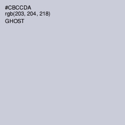 #CBCCDA - Ghost Color Image