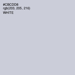 #CBCDD8 - Ghost Color Image