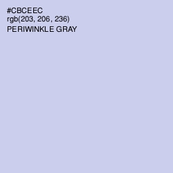 #CBCEEC - Periwinkle Gray Color Image