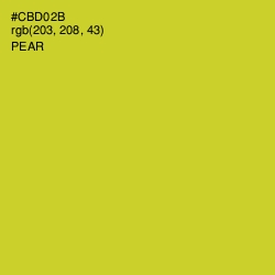 #CBD02B - Pear Color Image