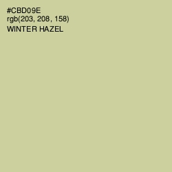 #CBD09E - Winter Hazel Color Image