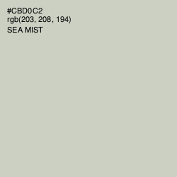 #CBD0C2 - Sea Mist Color Image