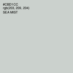 #CBD1CC - Sea Mist Color Image