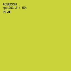 #CBD33B - Pear Color Image