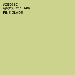 #CBD38C - Pine Glade Color Image