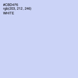 #CBD4F6 - Tropical Blue Color Image