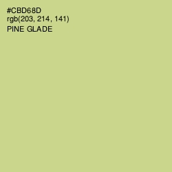 #CBD68D - Pine Glade Color Image