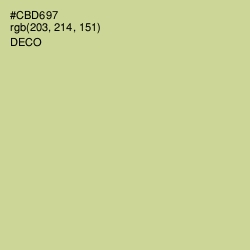 #CBD697 - Deco Color Image