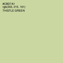 #CBD7A1 - Thistle Green Color Image