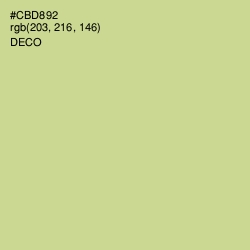 #CBD892 - Deco Color Image