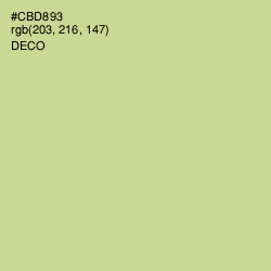 #CBD893 - Deco Color Image
