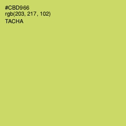 #CBD966 - Tacha Color Image