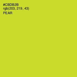 #CBDB2B - Pear Color Image