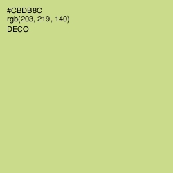 #CBDB8C - Deco Color Image