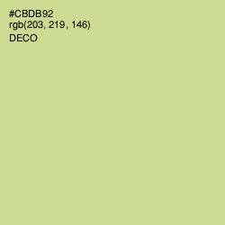 #CBDB92 - Deco Color Image