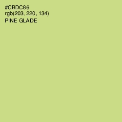 #CBDC86 - Pine Glade Color Image