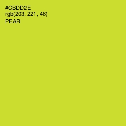 #CBDD2E - Pear Color Image