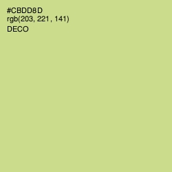 #CBDD8D - Deco Color Image