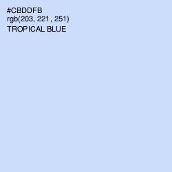 #CBDDFB - Tropical Blue Color Image