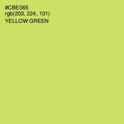 #CBE065 - Yellow Green Color Image