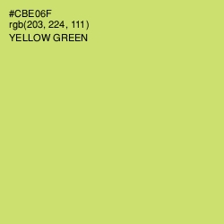 #CBE06F - Yellow Green Color Image