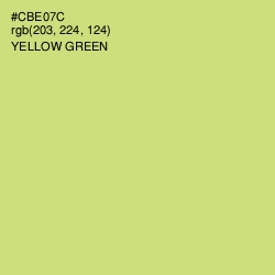 #CBE07C - Yellow Green Color Image