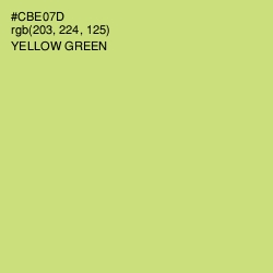 #CBE07D - Yellow Green Color Image