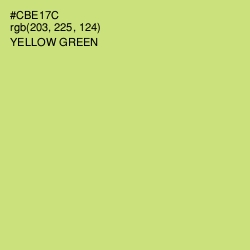 #CBE17C - Yellow Green Color Image