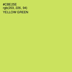 #CBE25E - Yellow Green Color Image