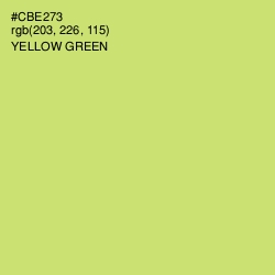 #CBE273 - Yellow Green Color Image