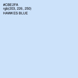#CBE2FA - Hawkes Blue Color Image