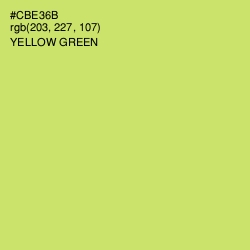 #CBE36B - Yellow Green Color Image