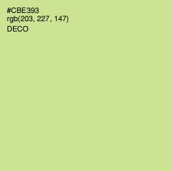 #CBE393 - Deco Color Image