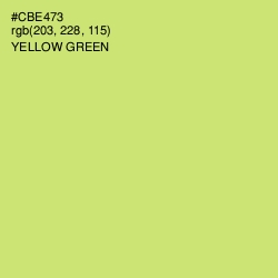 #CBE473 - Yellow Green Color Image