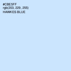 #CBE5FF - Hawkes Blue Color Image