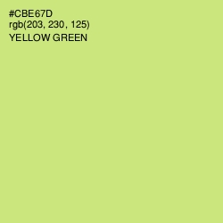 #CBE67D - Yellow Green Color Image