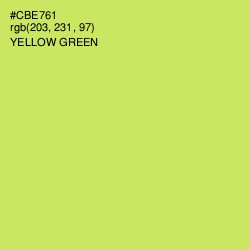 #CBE761 - Yellow Green Color Image