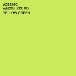 #CBE95C - Yellow Green Color Image