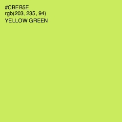 #CBEB5E - Yellow Green Color Image