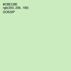 #CBECBE - Gossip Color Image